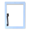 Digitizer/Glas für Apple iPad 3/iPad 4 (Weiss, Copy, mit Kleber)