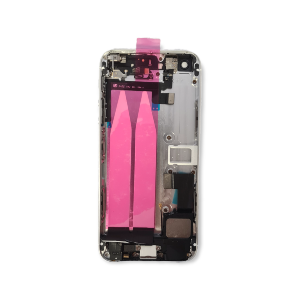 Gehäuse für Apple iPhone 5S (Silber, Copy, ohne kleinteile/Unbestückt) – Bild 2