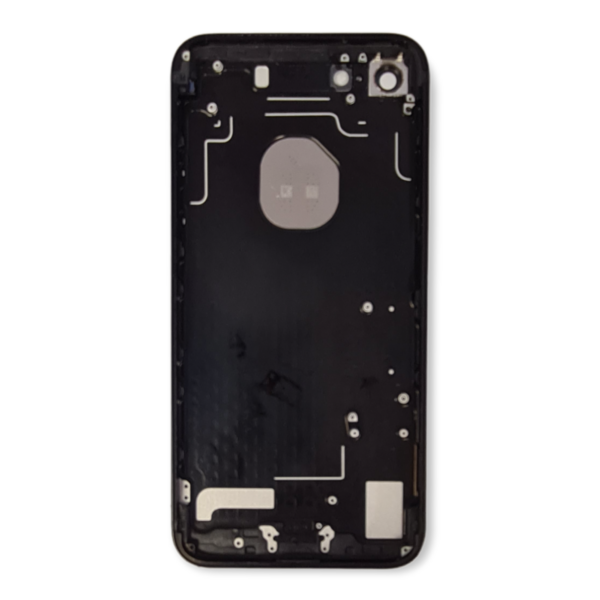 Gehäuse für Apple iPhone 7 (Schwarz, Copy, ohne kleinteile/Unbestückt) – Bild 2
