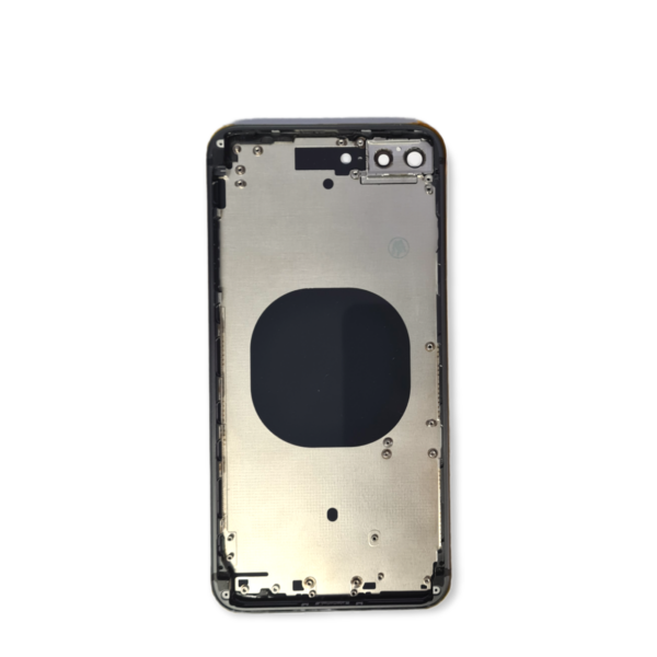 Gehäuse für Apple iPhone 8 Plus (Schwarz, Copy, mit kleinteile/Unbestückt) – Bild 2