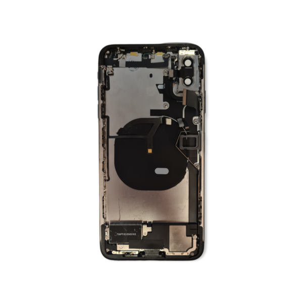 Gehäuse für Apple iPhone XS Max (Schwarz, Copy, mit kleinteile/voll ausgestattet) – Bild 2