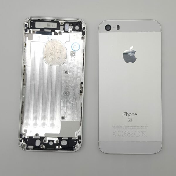 Gehäuse für Apple iPhone SE 1. Generation (Silber, Copy, ohne kleinteile/Unbestückt)