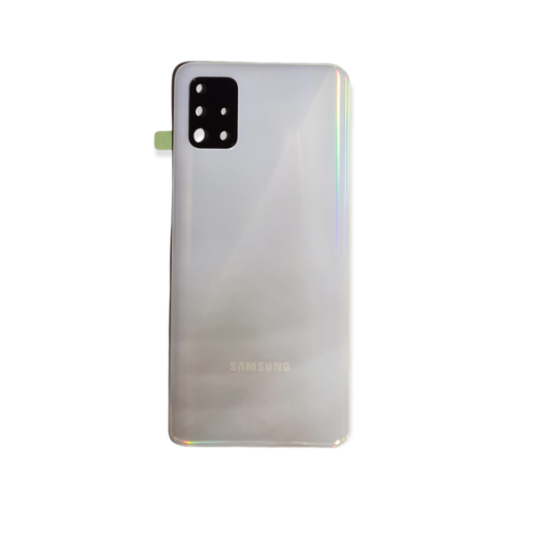Rückseite für Samsung Galaxy A51/Galaxy A51 5G (Weiss, mit Kleber)
