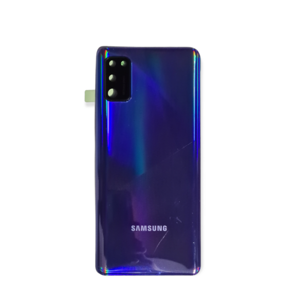 Rückseite für Samsung Galaxy A41 (Blau, mit Kleber)