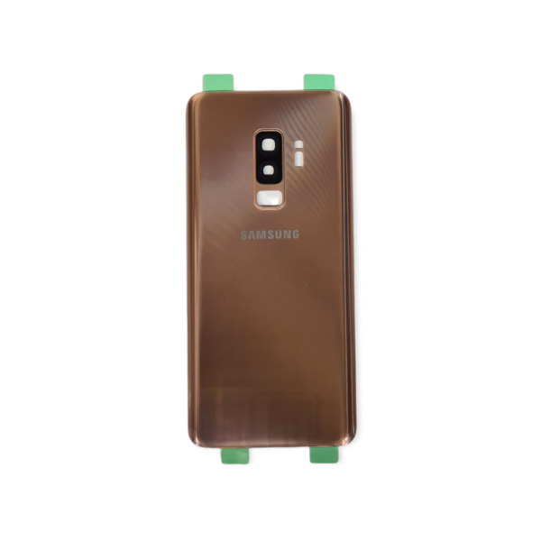 Rückseite für Samsung Galaxy S9+ (Gold, mit Kleber)