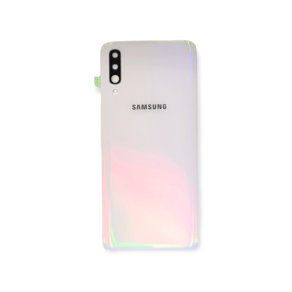Rückseite für Samsung Galaxy A70 (2019) (Weiss, mit Kleber)