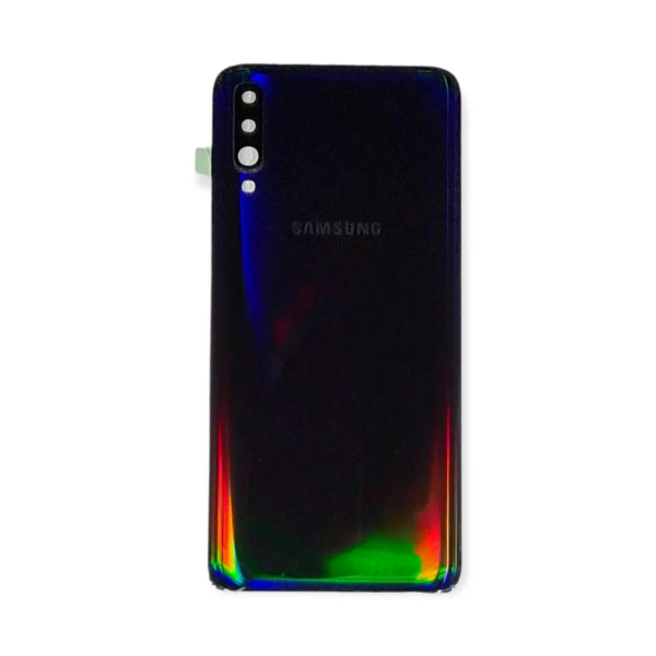 Rückseite für Samsung Galaxy A70 (2019) (Schwarz, mit Kleber)