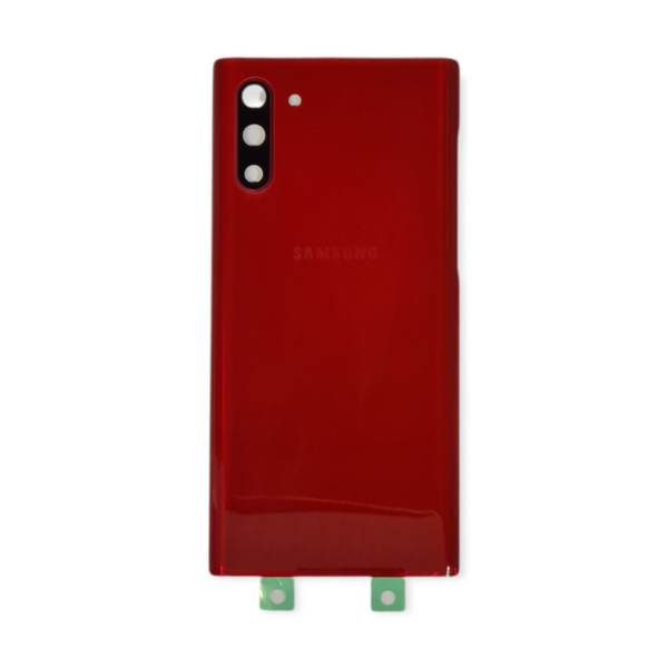 Rückseite für Samsung Galaxy Note 10 (Aura Red, mit Kleber)
