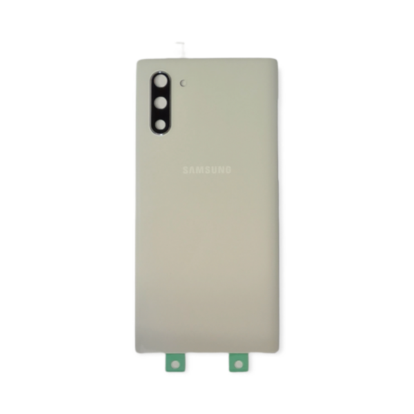 Rückseite für Samsung Galaxy Note 10 (Aura White, mit Kleber)