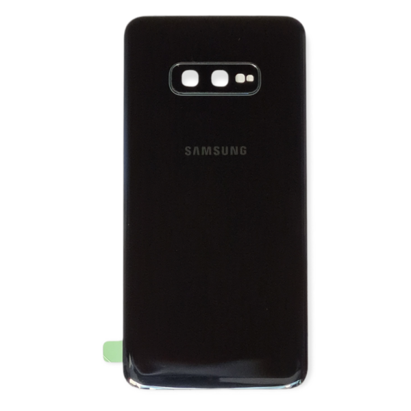 Rückseite für Samsung Galaxy S10e (Schwarz, mit Kleber)