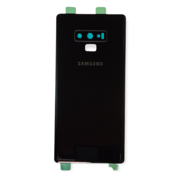 Rückseite für Samsung Galaxy Note 9 (Schwarz, mit Kleber)
