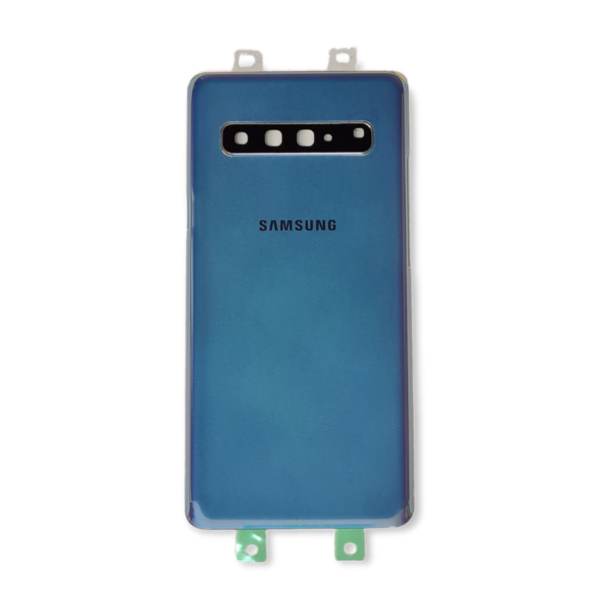 Rückseite für Samsung Galaxy S10 5G (Silber, Original, mit Kleber)