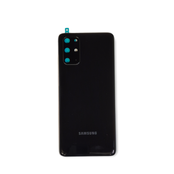 Rückseite für Samsung Galaxy S20+ Plus 5G/Galaxy S20+ Plus (Cosmic Black, mit Kleber)