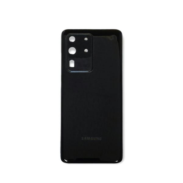 Rückseite für Samsung Galaxy S20 Ultra/Galaxy S20 Ultra 5G (Cosmic Black, mit Kleber)