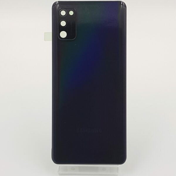 Rückseite für Samsung Galaxy A41 (Schwarz, mit Kleber)