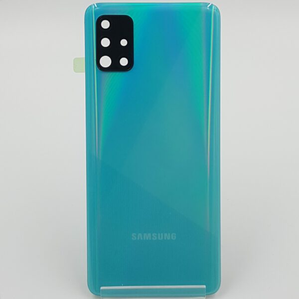 Rückseite für Samsung Galaxy A51/Galaxy A51 5G (Blau, mit Kleber)