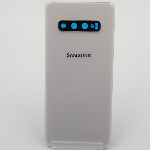 Rückseite für Samsung Galaxy S10+ (Ceramic White, mit Kleber)