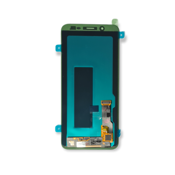 Displayeinheit für Samsung Galaxy J8 (Schwarz, Original, mit Kleber) – Bild 2