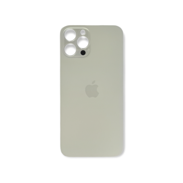 Rückseite für Apple iPhone 12 Pro Max (Silber, mit Kleber)