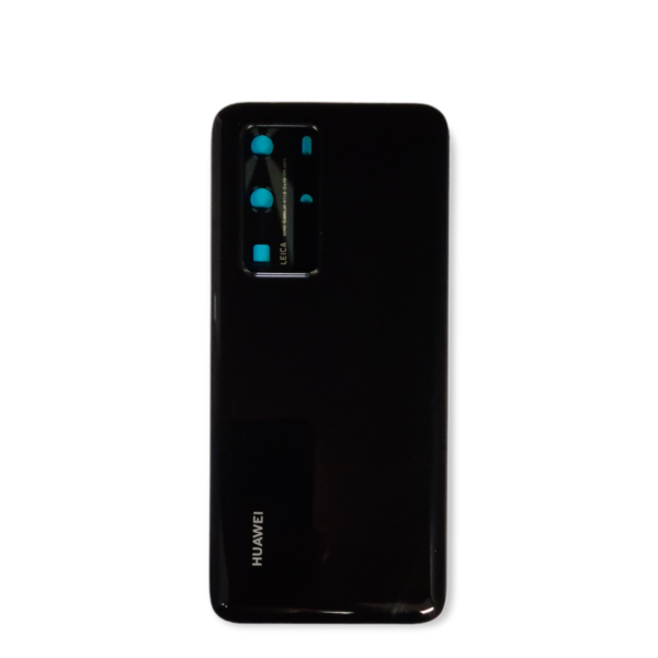 Rückseite für Huawei P40 Pro (Schwarz, mit Kleber)