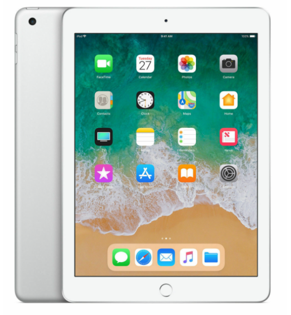 Apple iPad 6 (2018) — Silber, 128 GB (Refurbished, Zustand sehr gut)