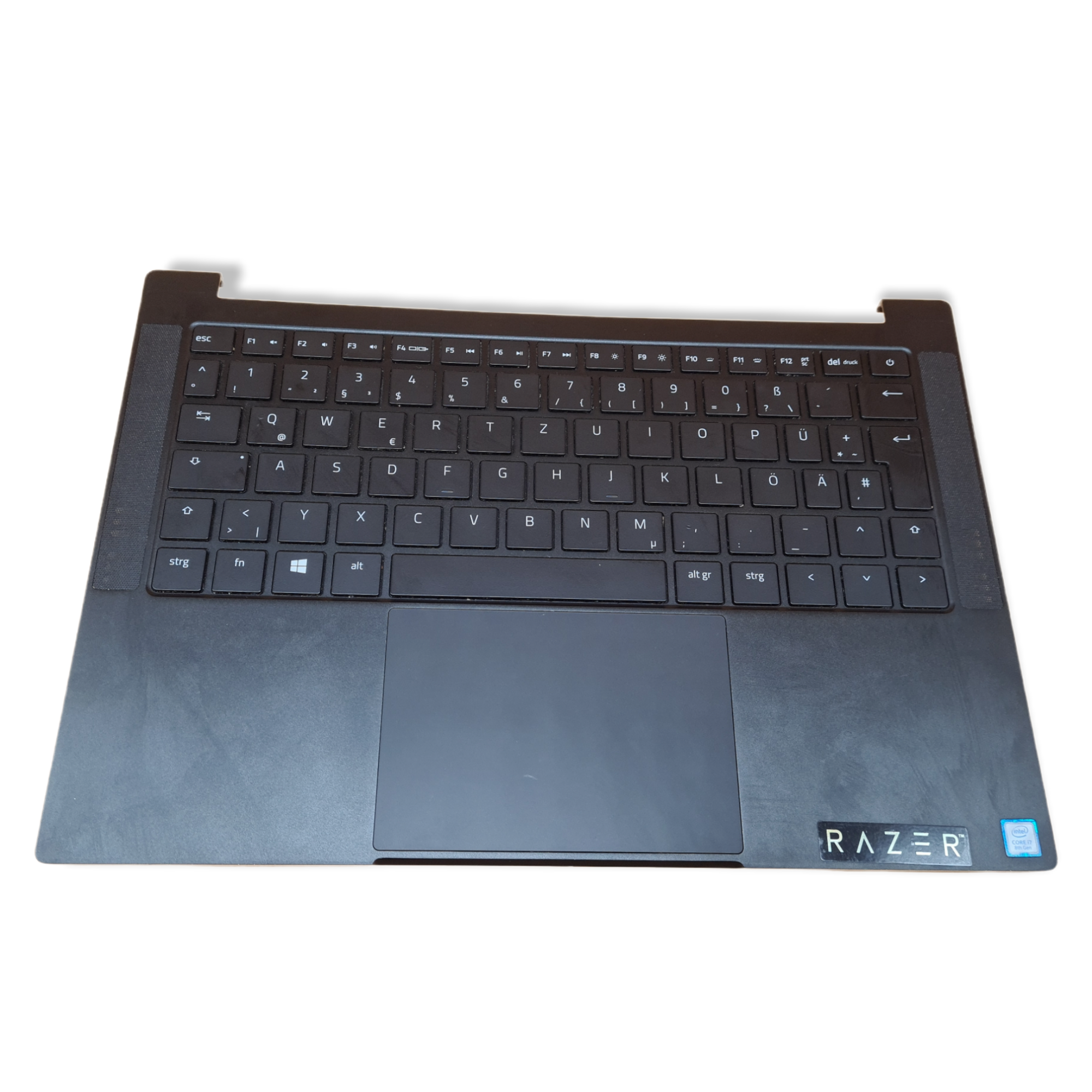 Ykeyboard Razorblade Razer Blade Stealth 13 RZ09-02810 Tastatur keyboard inklusive Gehäuse ...