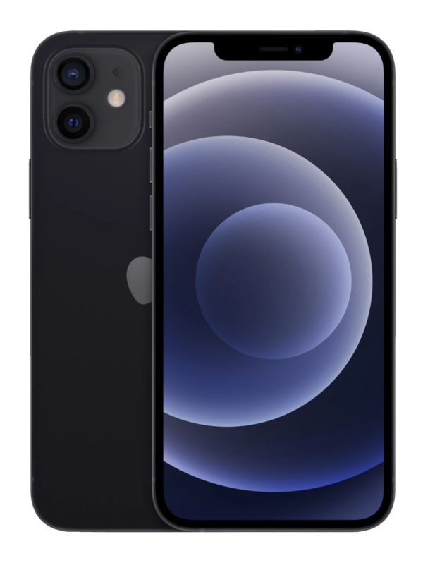 Apple iPhone 12 — Schwarz, 128 GB (Refurbished, Zustand sehr gut)