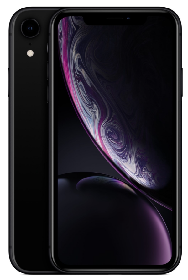 Apple iPhone XR — Schwarz, 64 GB (Refurbished, Zustand gut)
