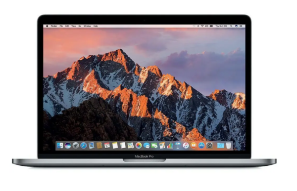 Apple MacBook Pro 13″ 2xThunderbolt 2016-2017 — Space Gray, 128 GB (Refurbished, Zustand sehr gut)