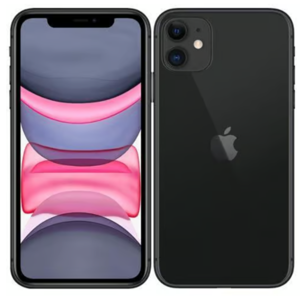 Apple iPhone 11 — Schwarz, 64 GB (Refurbished, Zustand gut)