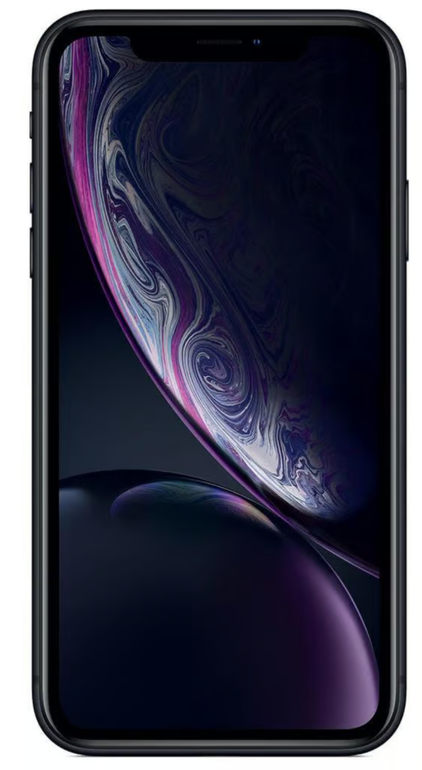 Apple iPhone XR — Schwarz, 64 GB (Refurbished, Zustand gut)