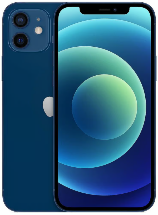 Apple iPhone 12 — Blau, 64 GB (Refurbished, Zustand gut)