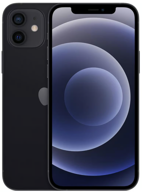Apple iPhone 12 — Schwarz, 128 GB (Refurbished, Zustand gut)