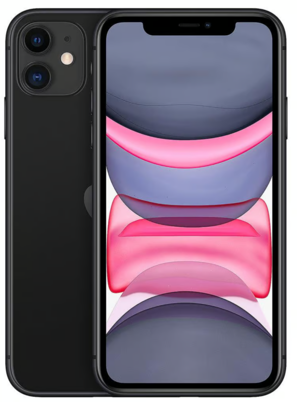 Apple iPhone 11 — Schwarz, 64 GB (Refurbished, Zustand gut)