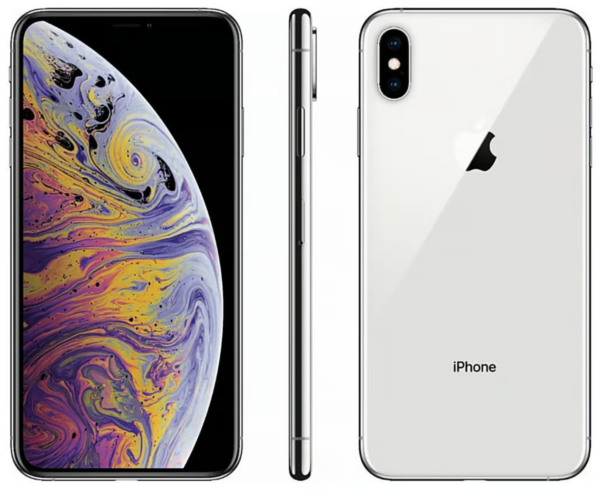 Apple iPhone XS Max — Silber, 64 GB (Refurbished, Zustand sehr gut)