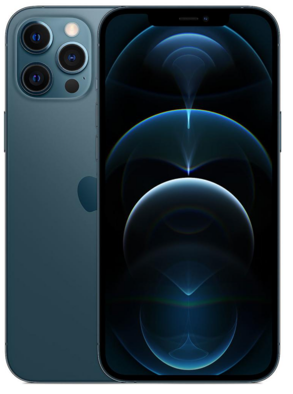 Apple iPhone 12 Pro Max — Pazifikblau, 256 GB (Refurbished, Zustand sehr gut)