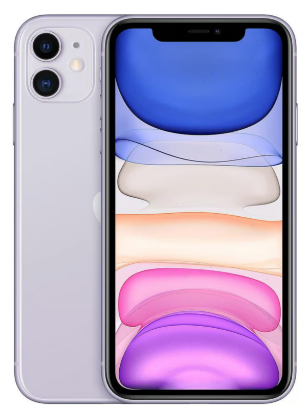 Apple iPhone 11 — Violett, 128 GB (Refurbished, Zustand gut)