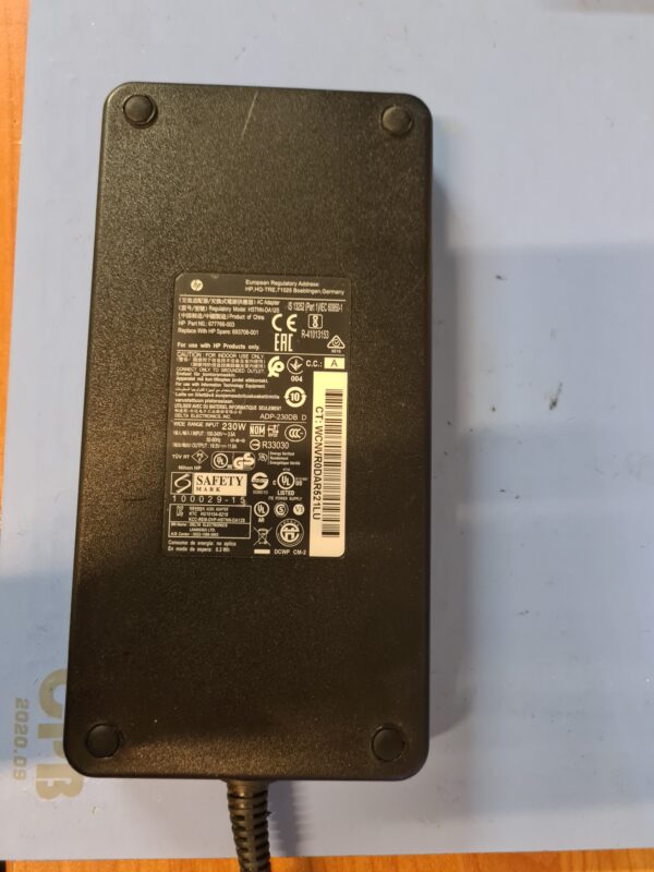 Original Netzteil HP 19,5 V 11,8 A 230 W Model: HSTNN-DA12S AC Adapter ADP-230DB