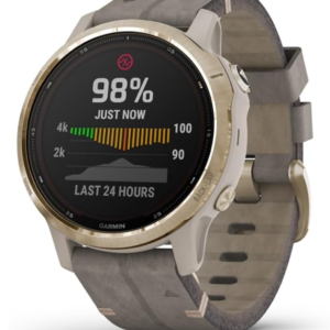 GARMIN Fenix 6S Pro Solar light Gold