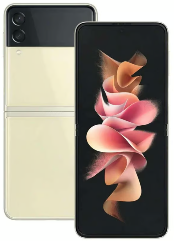 Samsung Galaxy Z Flip3 5G — Cream, 256 GB (Refurbished, Zustand sehr gut)