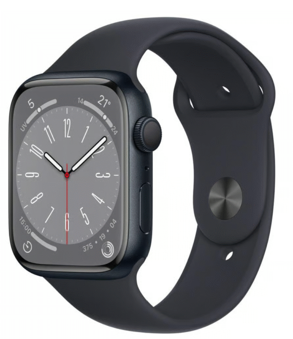 Apple Watch Series 8 45mm — Midnight (Refurbished, Zustand akzeptabel)