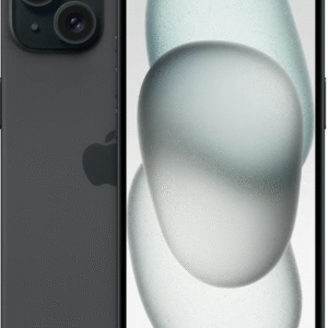 Apple iPhone 15 — Schwarz, 128 GB (Refurbished, Zustand gut)