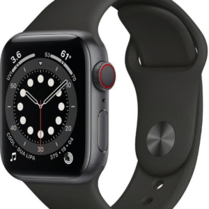 Apple Watch Series 6 (GPS + Cellular) 40mm — Schwarz (Refurbished, Zustand sehr gut)