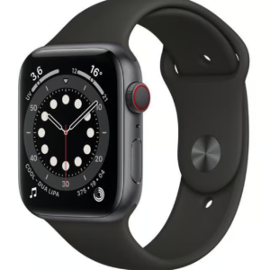 Apple Watch Series 6 (GPS) 44mm &mdash; Schwarz (Refurbished, Zustand akzeptabel)