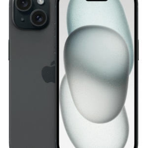 Apple iPhone 15 — Schwarz, 128 GB (Refurbished, Zustand gut)